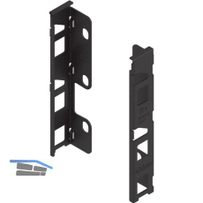 BLUM LEGRABOX Holzr�ckwandhalter H�he K, Carbonschwarz-matt