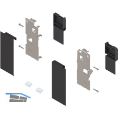 BLUM LEGRABOX Fronthalter Innenschubkasten H�he K, Carbonschwarz-matt