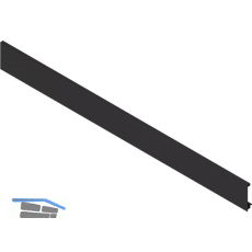 BLUM LEGRABOX Vorderst�ck ohne Nut, L�nge 1043 mm, Aluminium Carbonschwarz-matt