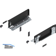 BLUM LEGRABOX special edition Innenzarge H�he M, NL 270 mm, Carbonschwarz