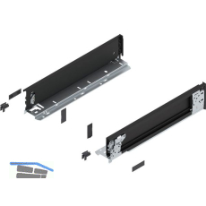 BLUM LEGRABOX special edition Innenzarge H�he M, NL 400 mm, Carbonschwarz