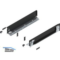 BLUM LEGRABOX special edition Innenzarge H�he M, NL 450 mm, Carbonschwarz