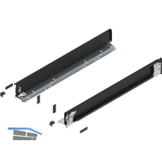 BLUM LEGRABOX special edition Innenzarge H�he M, NL 650 mm, Carbonschwarz