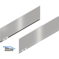 BLUM LEGRABOX special edition Dekorelement H�he K, NL 400 mm, INOX