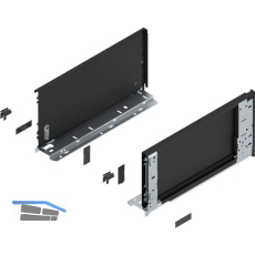 BLUM LEGRABOX special edition Innenzarge H�he C, NL 350 mm, Carbonschwarz