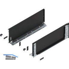 BLUM LEGRABOX special edition Innenzarge H�he C, NL 500 mm, Carbonschwarz