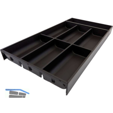 BLUM AMBIA-LINE Besteckeinsatz NL600mm,B300mm, Stahl Carbonschwarz