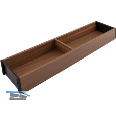 BLUM AMBIA-LINE Schubkastenrahmen schmal, NL450mm, B100mm, Tennessee Nuss