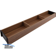 BLUM AMBIA-LINE Schubkastenrahmen schmal, NL650mm, B100mm, Tennessee Nuss