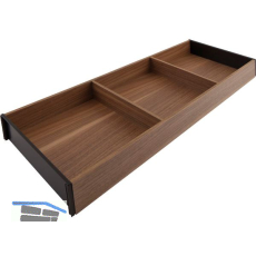 BLUM AMBIA-LINE Schubkastenrahmen breit, NL650mm, B200mm, Tennessee Nuss