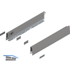 BLUM MERIVOBOX Zarge H�he N, NL 400, Indiumgrau-matt