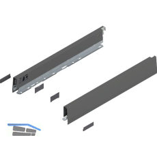 BLUM MERIVOBOX Zarge H�he N, NL 450, Oriongrau-matt