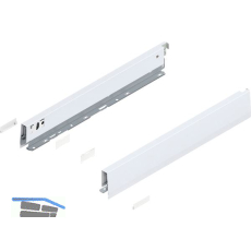 BLUM MERIVOBOX Zarge H�he N, NL 450, Seidenwei�-matt