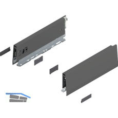 BLUM MERIVOBOX Zarge H�he M, NL 270, Oriongrau-matt