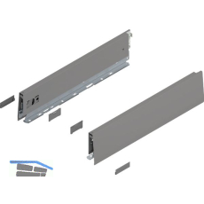 BLUM MERIVOBOX Zarge H�he M, NL 400, Indiumgrau-matt