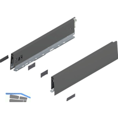 BLUM MERIVOBOX Zarge H�he M, NL 400, Oriongrau-matt