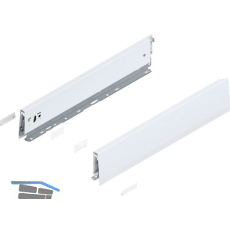 BLUM MERIVOBOX Zarge H�he M, NL 450, Seidenwei�-matt