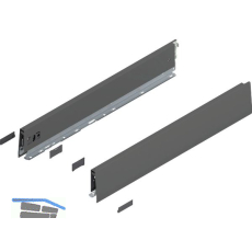 BLUM MERIVOBOX Zarge H�he M, NL 550, Oriongrau-matt