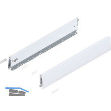 BLUM MERIVOBOX Zarge H�he M, NL 550, Seidenwei�-matt