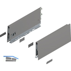 BLUM MERIVOBOX Zarge H�he K, NL 300, Indiumgrau-matt