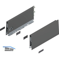 BLUM MERIVOBOX Zarge H�he K, NL 300, Oriongrau-matt