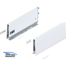 BLUM MERIVOBOX Zarge H�he K, NL 300, Seidenwei�-matt