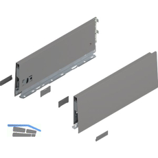 BLUM MERIVOBOX Zarge H�he K, NL 350, Indiumgrau-matt