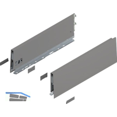 BLUM MERIVOBOX Zarge H�he K, NL 400, Indiumgrau-matt