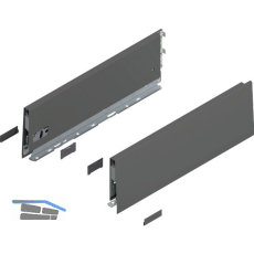 BLUM MERIVOBOX Zarge H�he K, NL 400, Oriongrau-matt