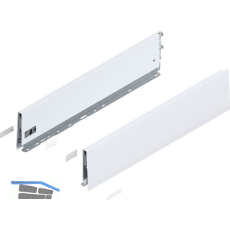 BLUM MERIVOBOX Zarge H�he K, NL 550, Seidenwei�-matt