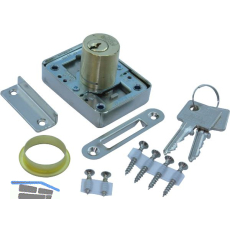 BURG W�CHTER MZ 23 Zyl.-Kastenschloss Sperre Z 3, L�nge 25 mm, Messing poliert