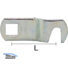 Sperrnase gekr�pft zu Holzmontagezylinder L�nge 25 mm, verzinkt