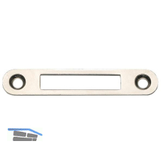 JUNIE Schlie�blech rund, 58x10 mm, Stahl vernickelt