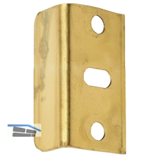 Winkelschlie�blech 30x11x11 mm, Stahl vermessingt