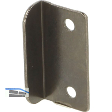 SISO Winkelschlie�blech 30,2x15,8x8,8 mm, Stahl vernickelt schwarz