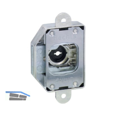 JUNIE ASS 1781 Zylinder-Kastenschloss Dornma� 25 mm, Zamak vernickelt