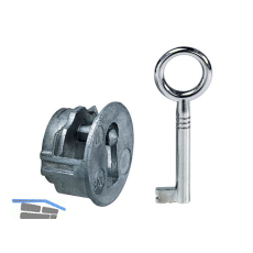 JUNIE 7605 Bart ASS Schlie�einsatz Euro - Sperre, Zink roh