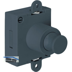 JUNIE Push-Lock Riegel-Drehstangenschloss einseitig, Kunststoff anthrazitgrau