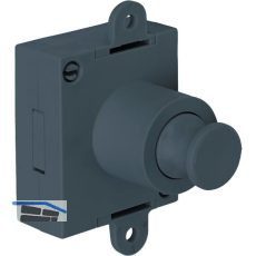 JUNIE Push-Lock Riegelschloss einseitig, Kunststoff anthrazitgrau