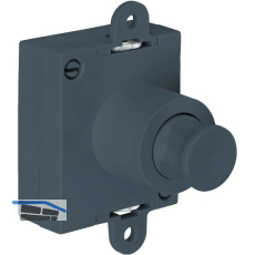 JUNIE Push-Lock Drehstangenschloss einseitig, Kunststoff anthrazitgrau