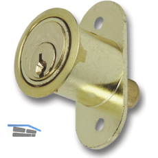 JUNIE 2960 Zylinder-Druckschloss Sperre BN 0101, Zylinder Messing poliert