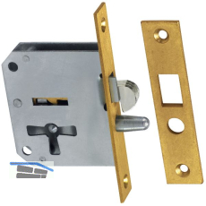 JUNIE 2173 Bart-Rollladenschloss links, Dornma� 30 mm, Stahl/Stulp Messing