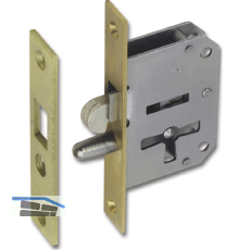 JUNIE 2173 Bart-Rollladenschloss rechts, Dornma� 20 mm, Stahl/Stulp Messing