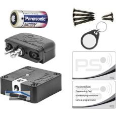PS SOLO Elektronikschloss Set 125 kHz, Zamak/Kunststoff schwarz