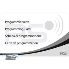 PS SOLO Programmierkarte in Kreditkartenformat, Kunststoff