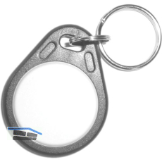 PS SOLO Schl�sselchip, � 32 mm, Kunststoff schwarz