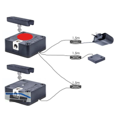 PS SOLO Elektronikschloss Set - 2 Fronten, 125 kHz, Zamak/Kunststoff schwarz