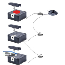 PS SOLO Bluetooth - Elektronikschloss Set - 3 Fronten, Zamak/Kunststoff schwarz