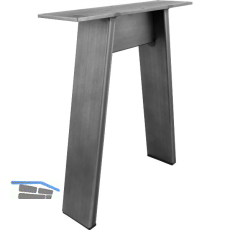 SIMAUSROM Bankkufe A-Form Breite 380 mm Schwarzstahl schutzlackiert