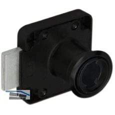 HEKNA Zylinder-Kastenschloss 1280 rechts, Dornma� 25 mm, Zamak schwarz